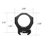 Arken Optics Halo Scope Rings 34mm 1.45" High