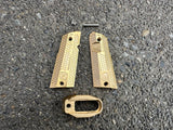 M-Arms 1911 brass grip&magwell set