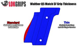 Walther Q5 | Q4 Match SF Thin GridLOK Aggressive Brass